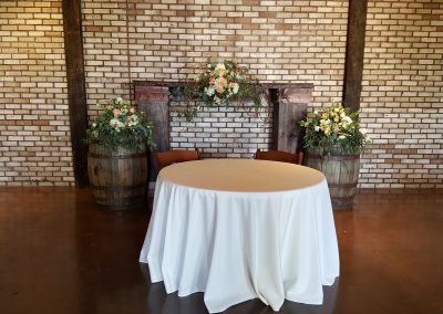 Wedding Reception Sweetheart Table
